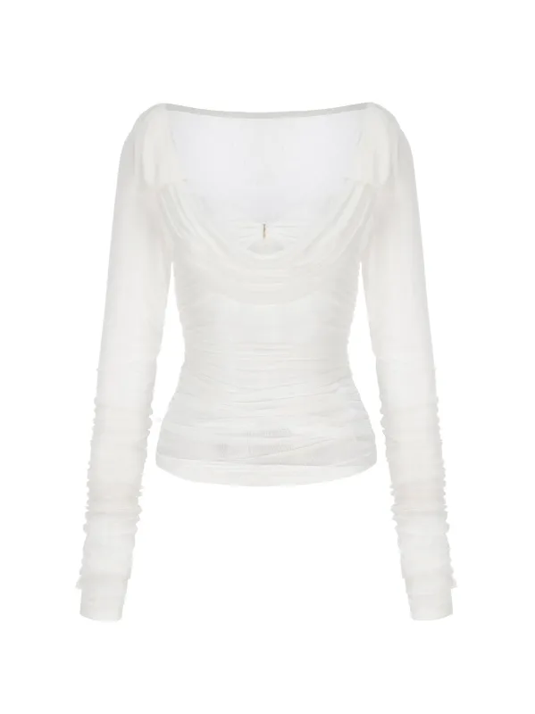 Chantal Top (White) (Final Sale) sold by Nana Jacqueline