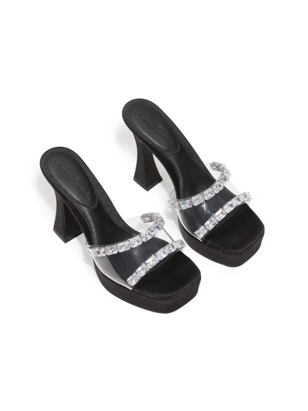 Mirabel Diamond Heels (Black) sold by Nana Jacqueline
