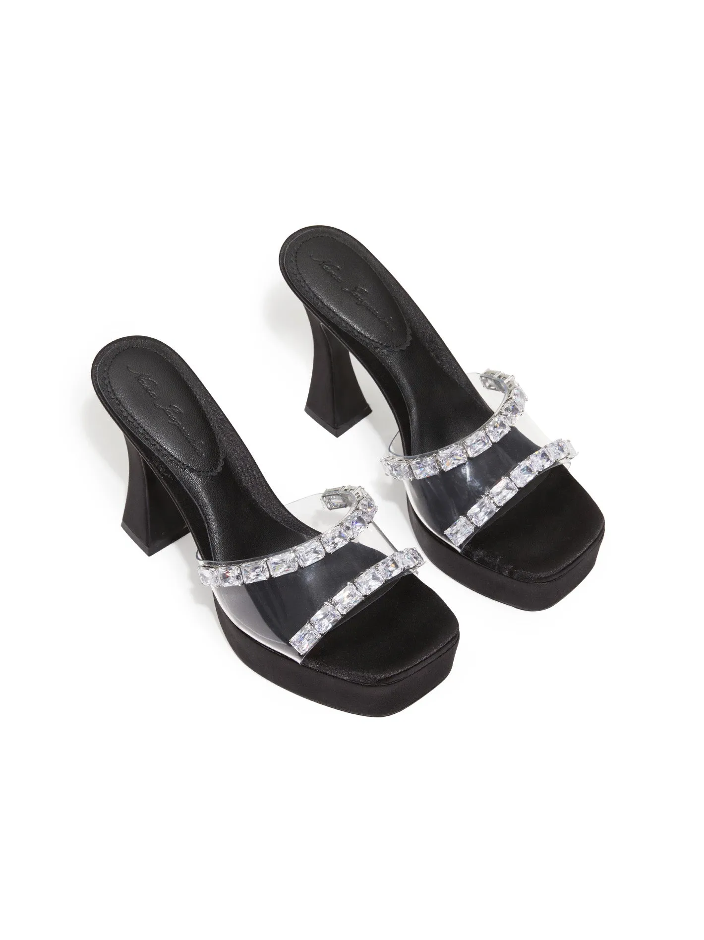 Mirabel Diamond Heels (Black) sold by Nana Jacqueline