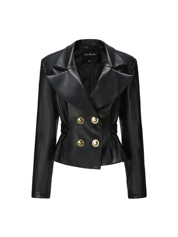 Lucy Leather Jacket (Final Sale) made by Nana Jacqueline
