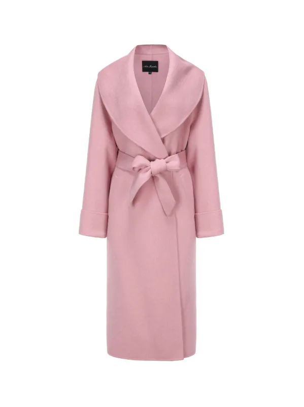 Emmeline Lapel Coat (Pink) (Final Sale) sold by Nana Jacqueline