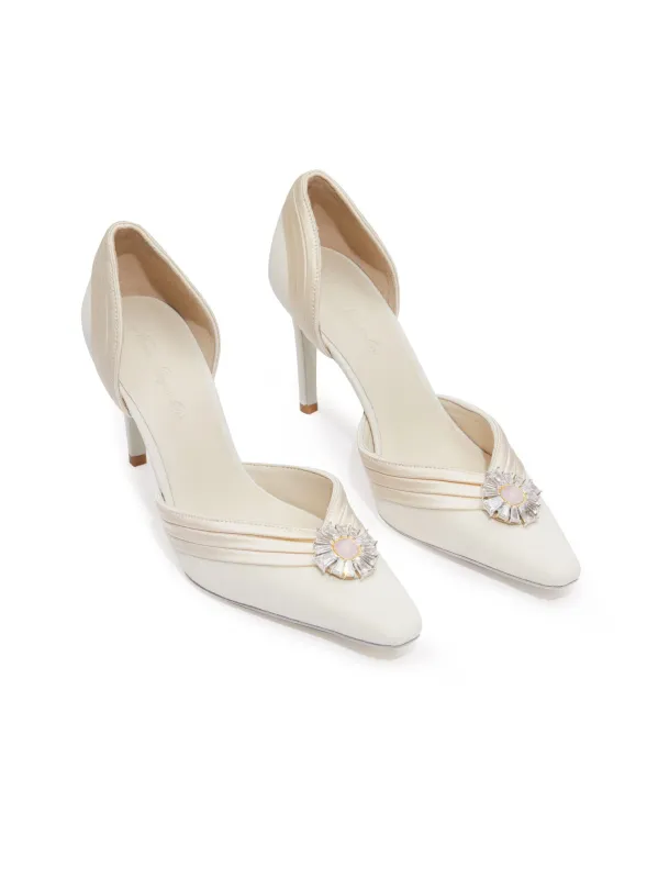 Diana Diamond Heels (White) (Final Sale) sold by Nana Jacqueline