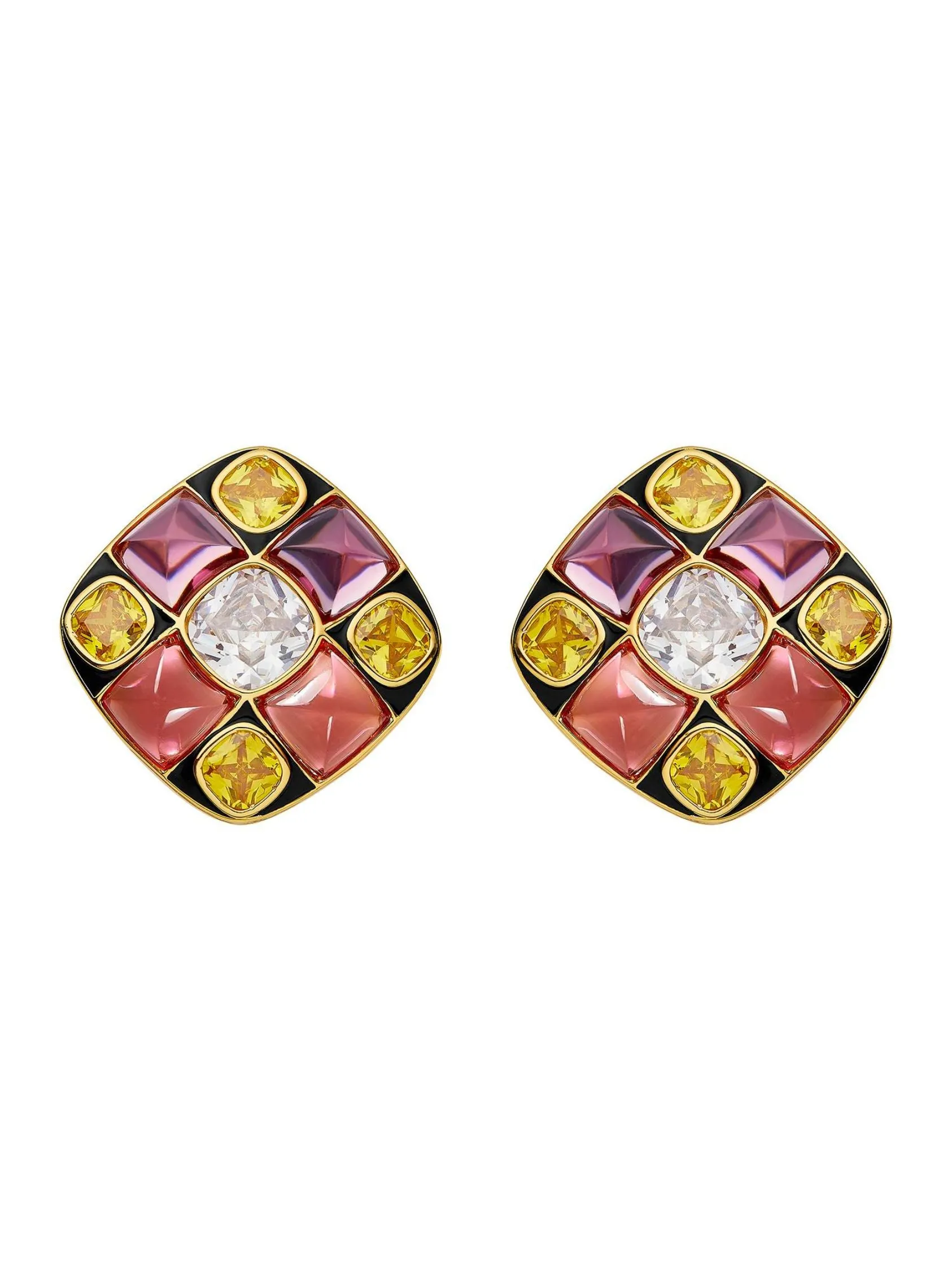 Cassandra Earrings (Pink) (Final Sale) sold by Nana Jacqueline