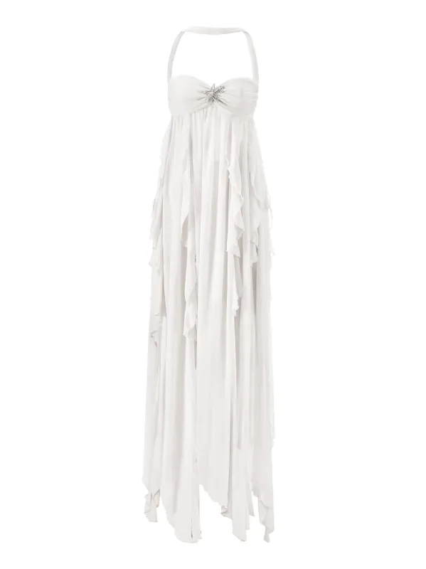 Mariah Dress (White) made by Nana Jacqueline
