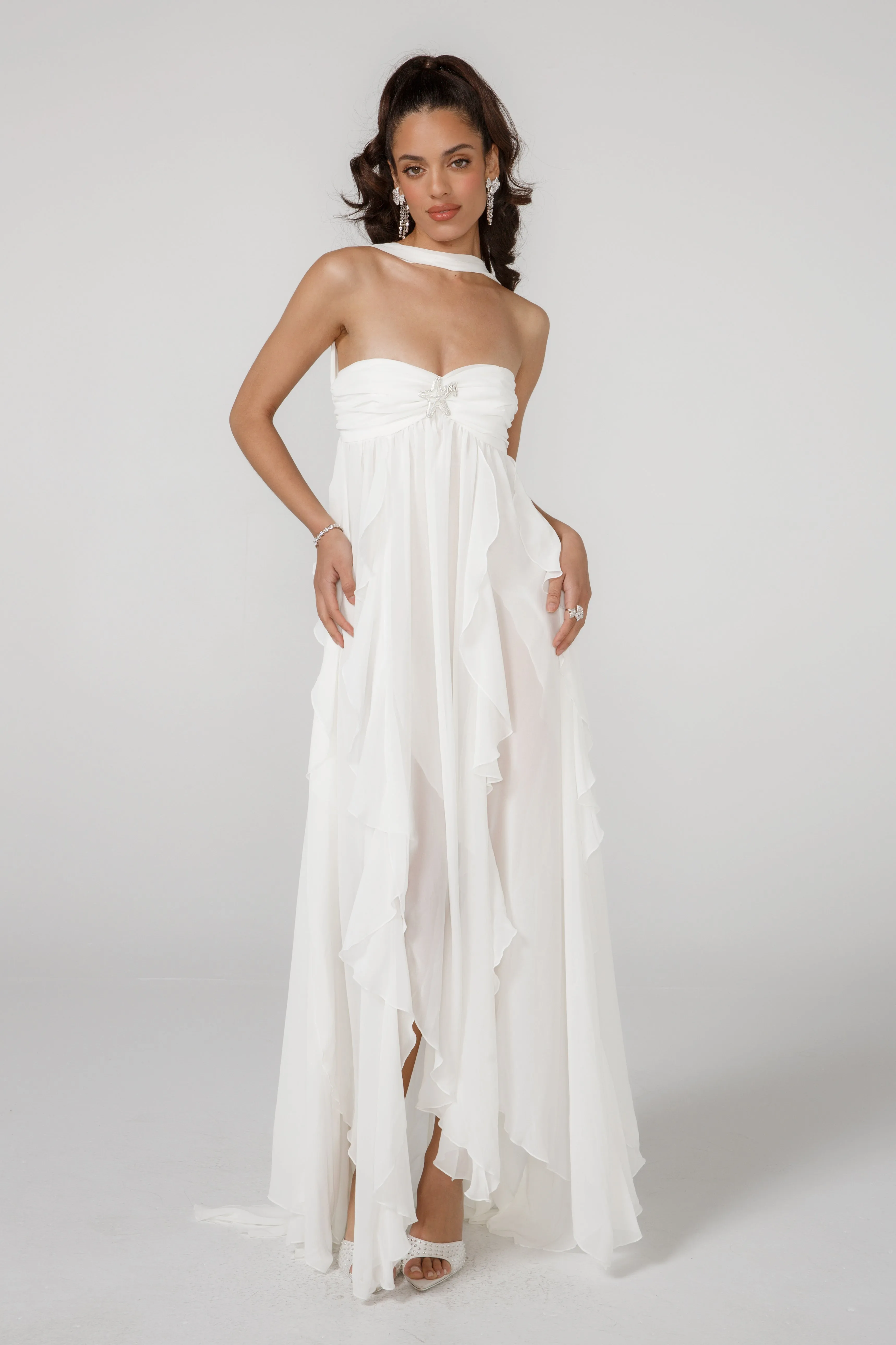 Mariah Dress (White) sold by Nana Jacqueline product image thumbnail 3