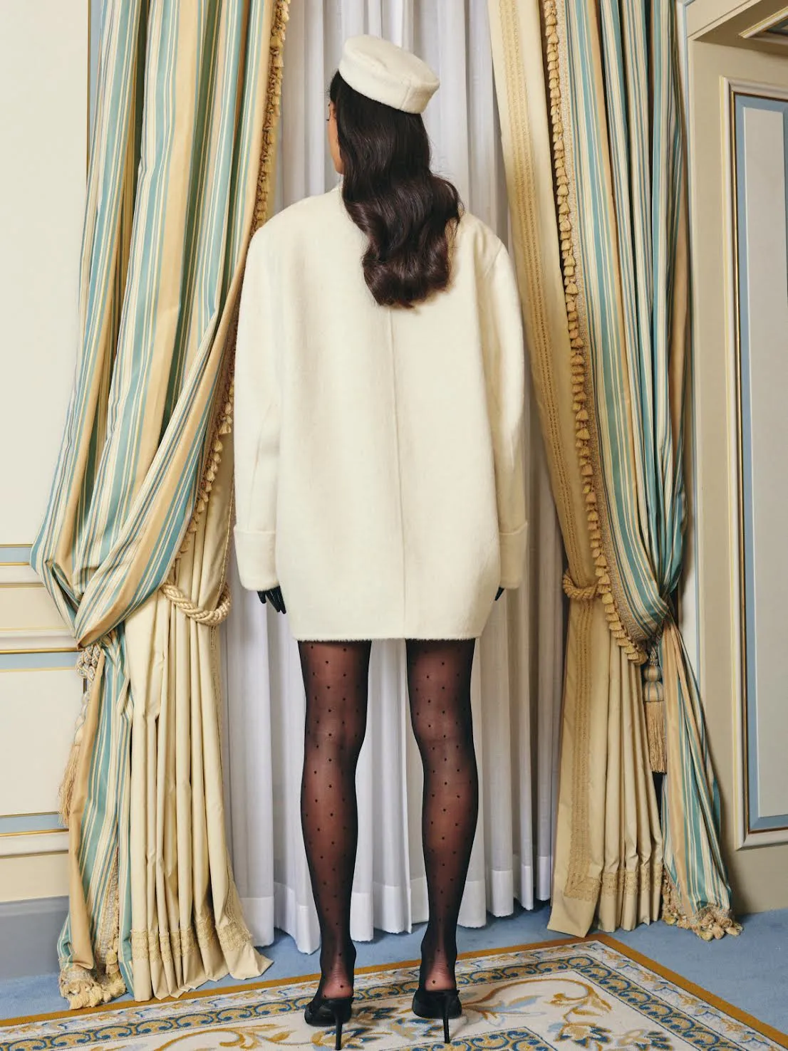 Kendall Coat (White) sold by Nana Jacqueline product image thumbnail 4