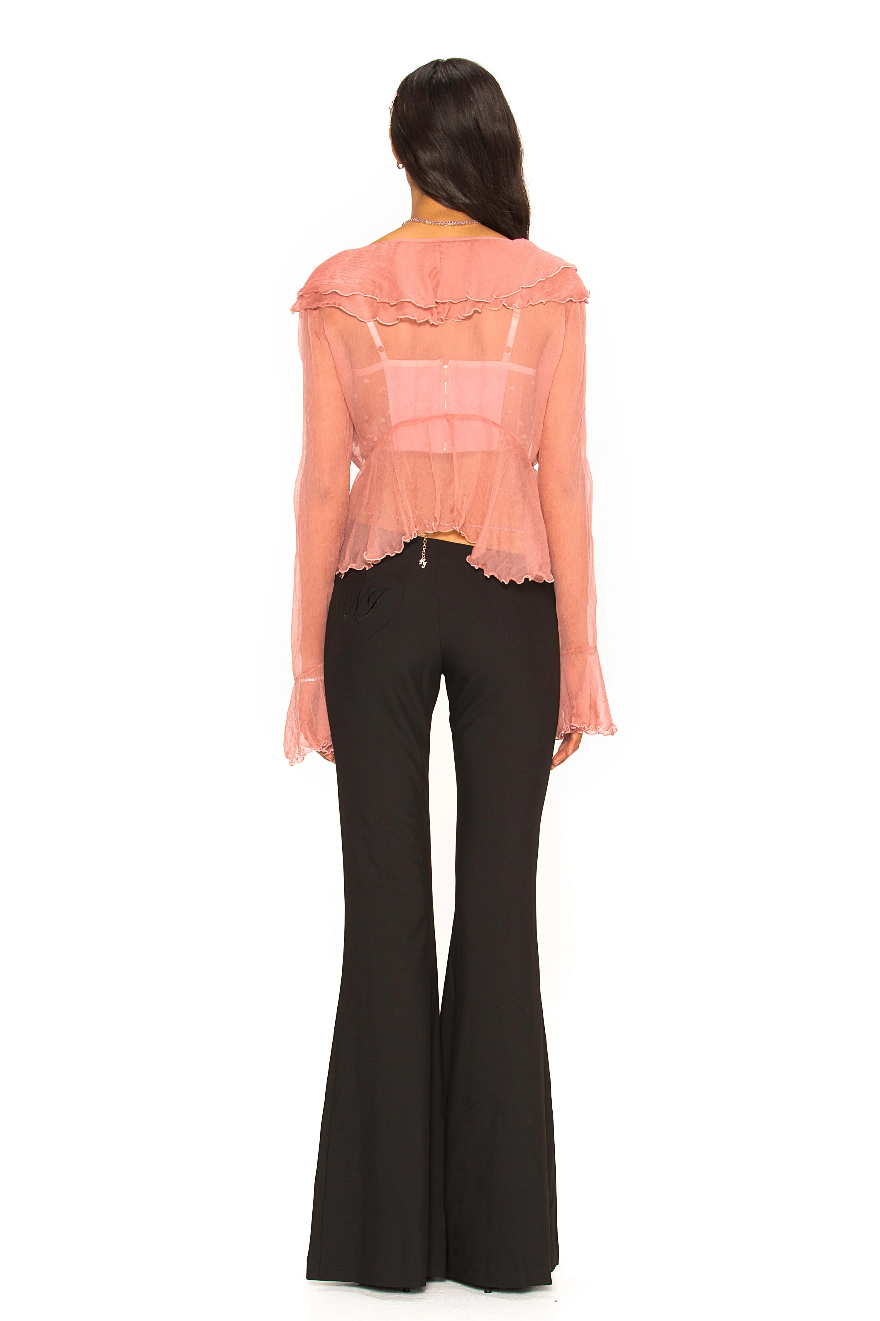 Gabriella Cardigan Top (Pink) sold by Nana Jacqueline product image thumbnail 4