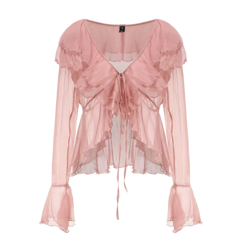 Gabriella Cardigan Top (Pink) sold by Nana Jacqueline