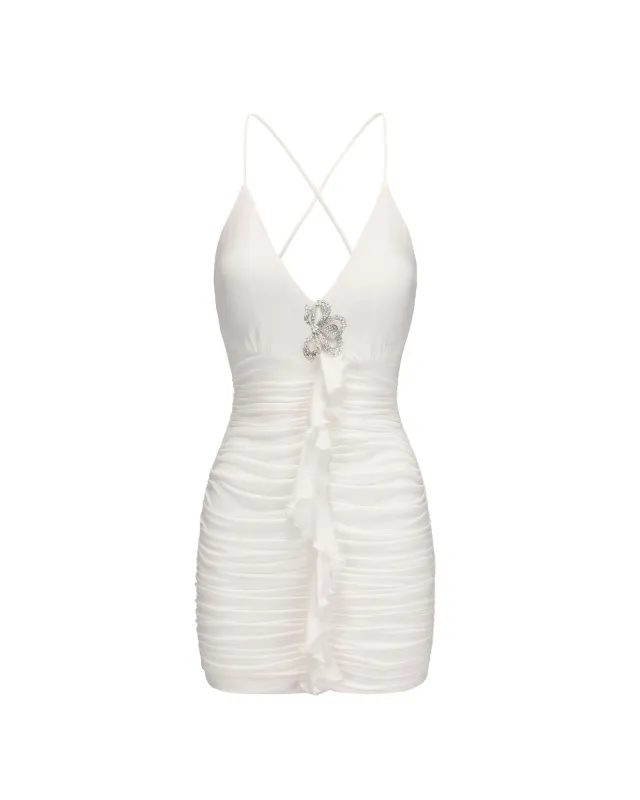 Violet Dress (White) sold by Nana Jacqueline