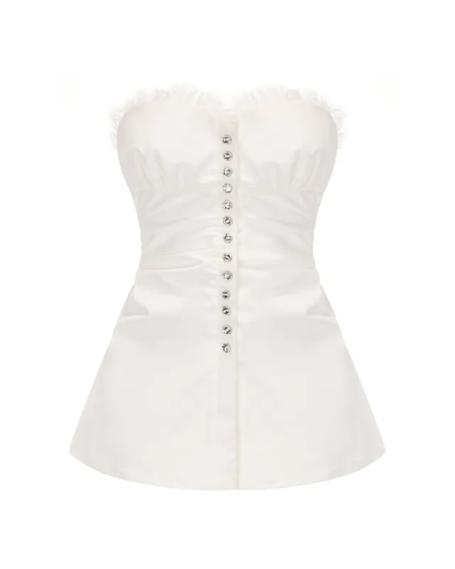 Margaux Top (White) sold by Nana Jacqueline