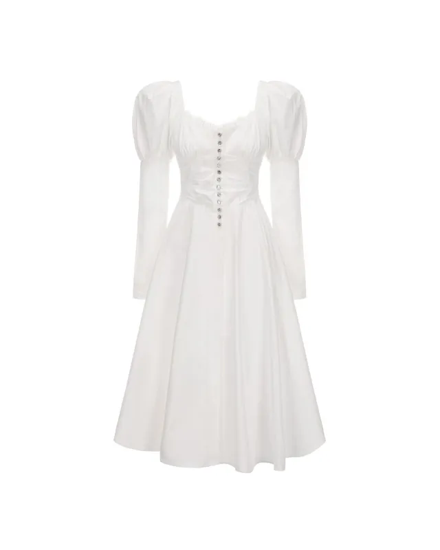 Livia Dress (White) (Final Sale) sold by Nana Jacqueline