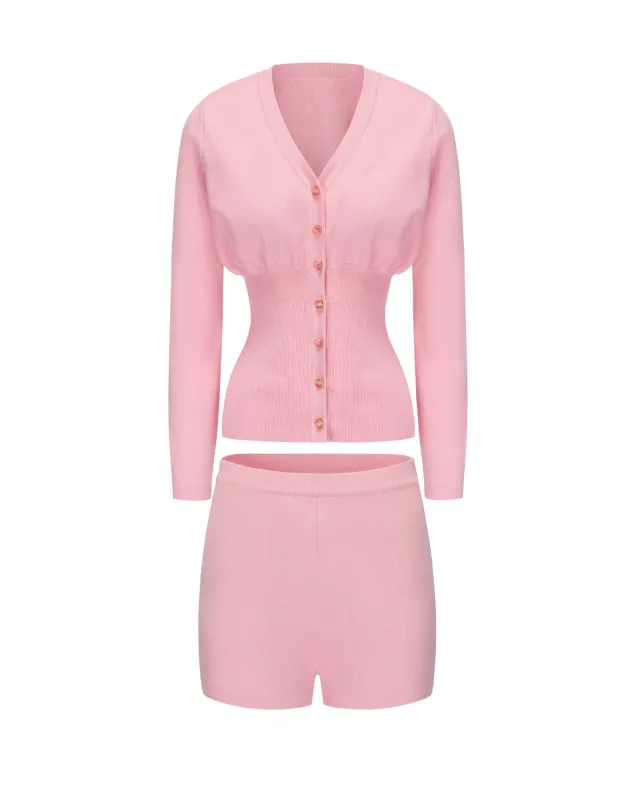 Naomi Knit Set (Pink) (Final Sale) made by Nana Jacqueline