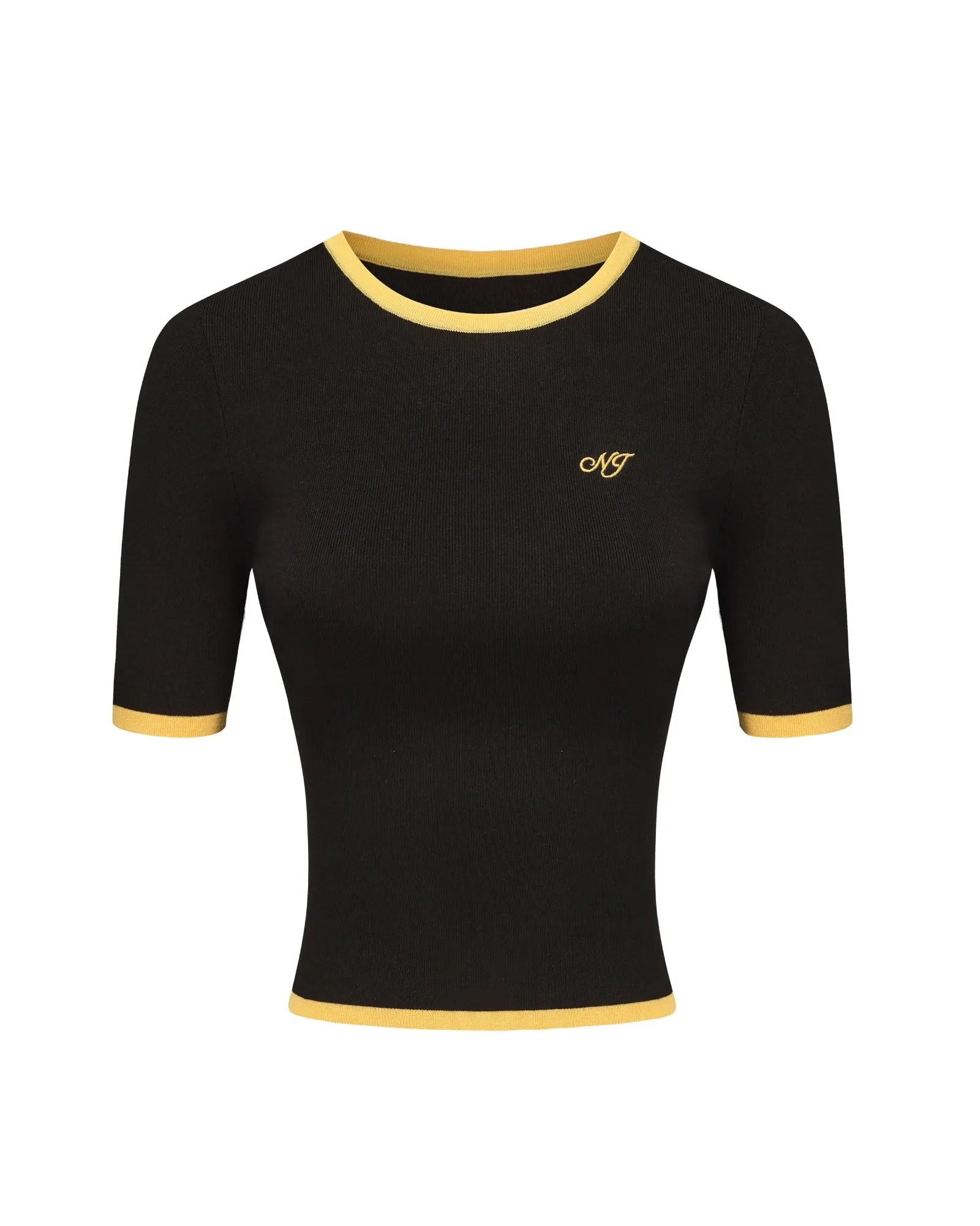 Luna Top (Black & Yellow) sold by Nana Jacqueline