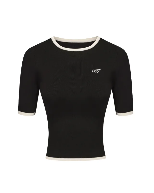 Luna Top (Black & White) sold by Nana Jacqueline