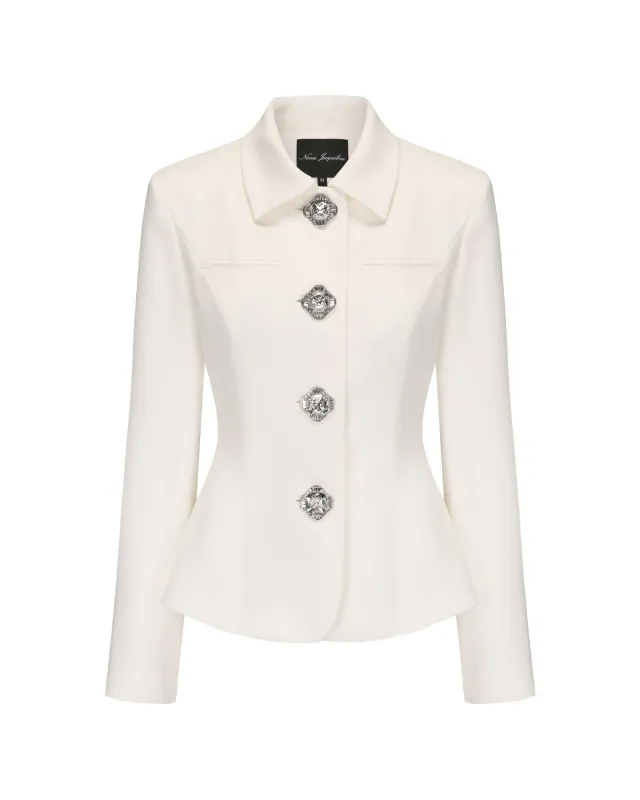 Vanessa Blazer (White) made by Nana Jacqueline