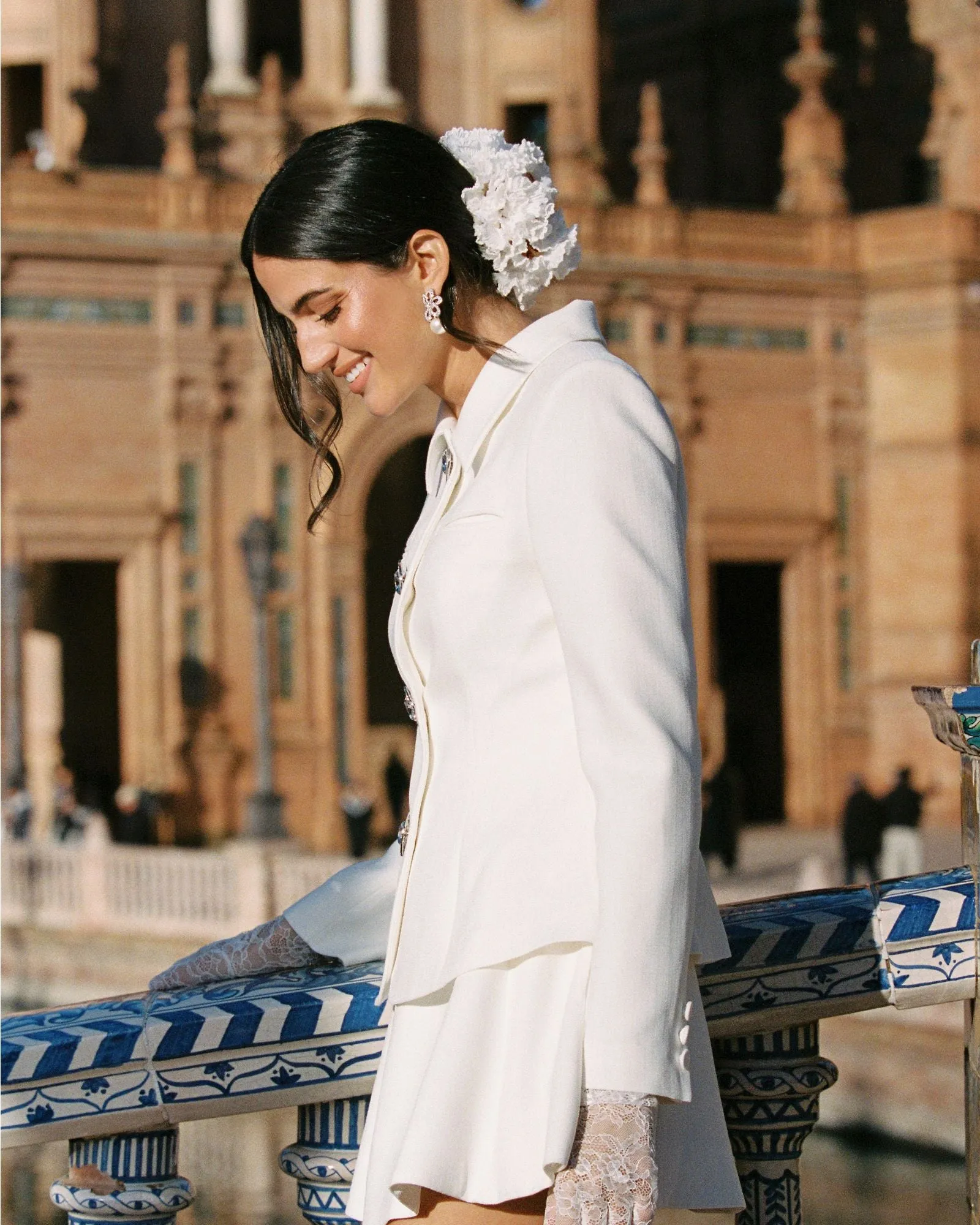 Vanessa Blazer (White) sold by Nana Jacqueline product image thumbnail 5