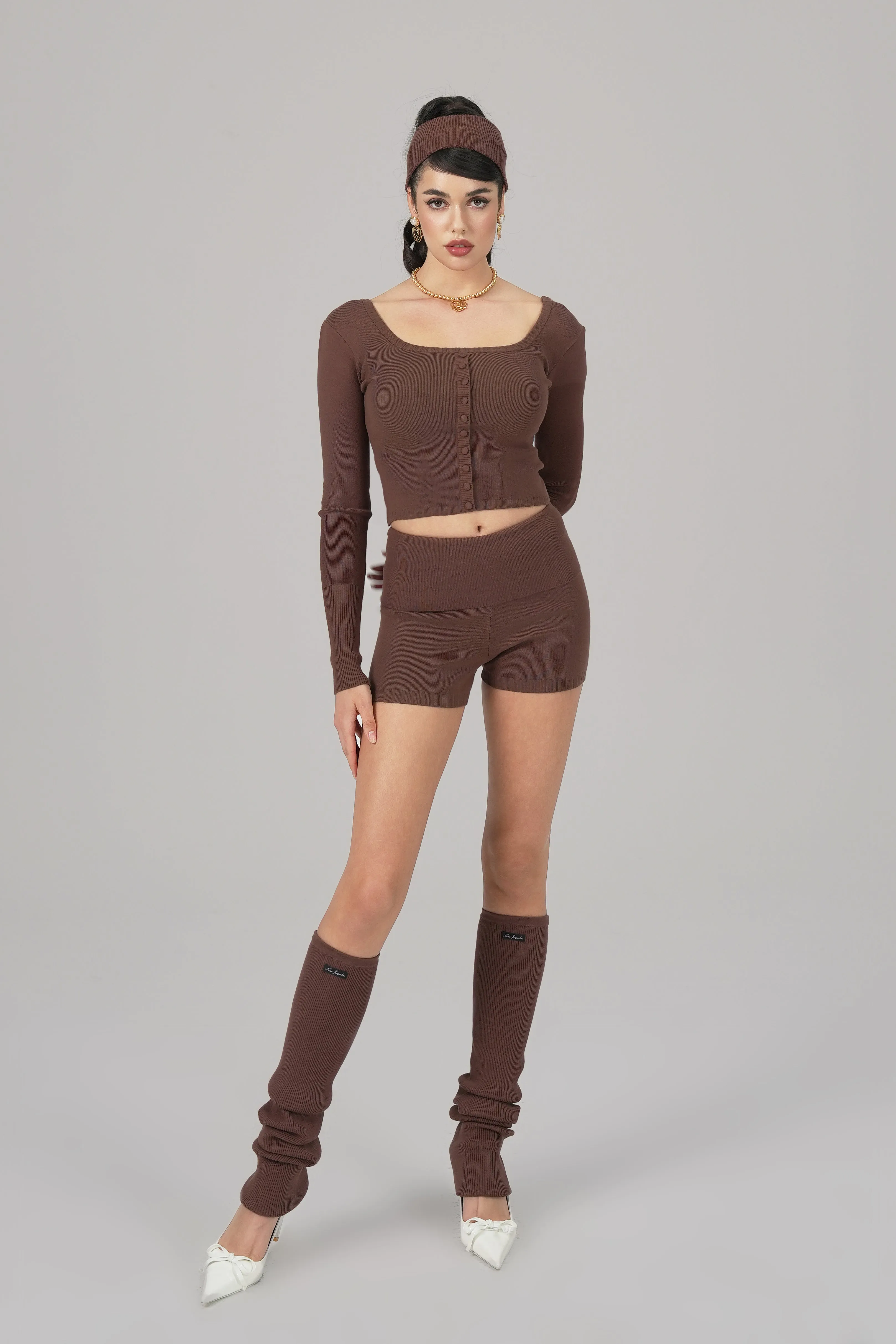 Holly Shorts (Brown) (Final Sale) sold by Nana Jacqueline product image thumbnail 2