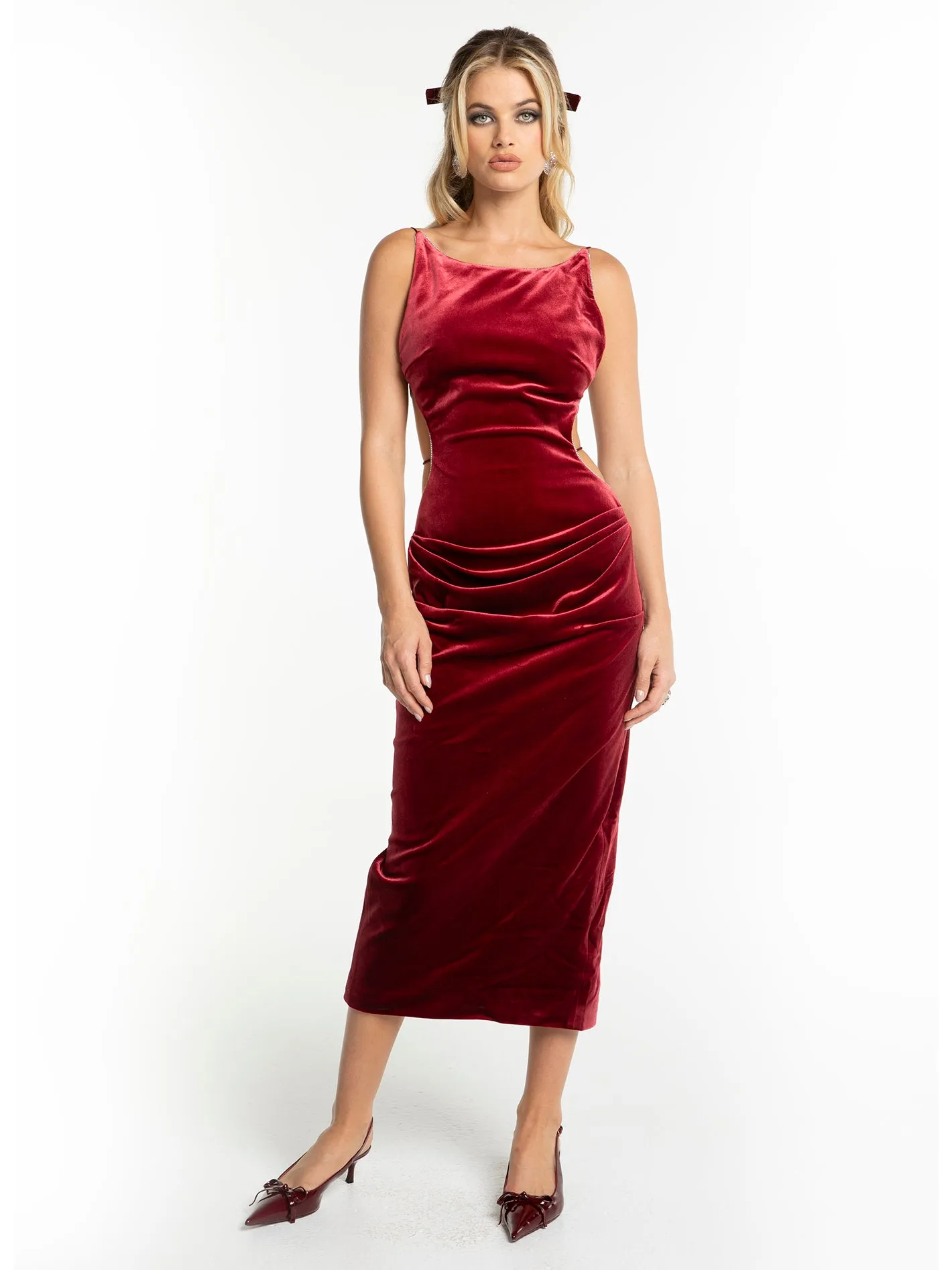 Cristina Dress (Red) sold by Nana Jacqueline product image thumbnail 2