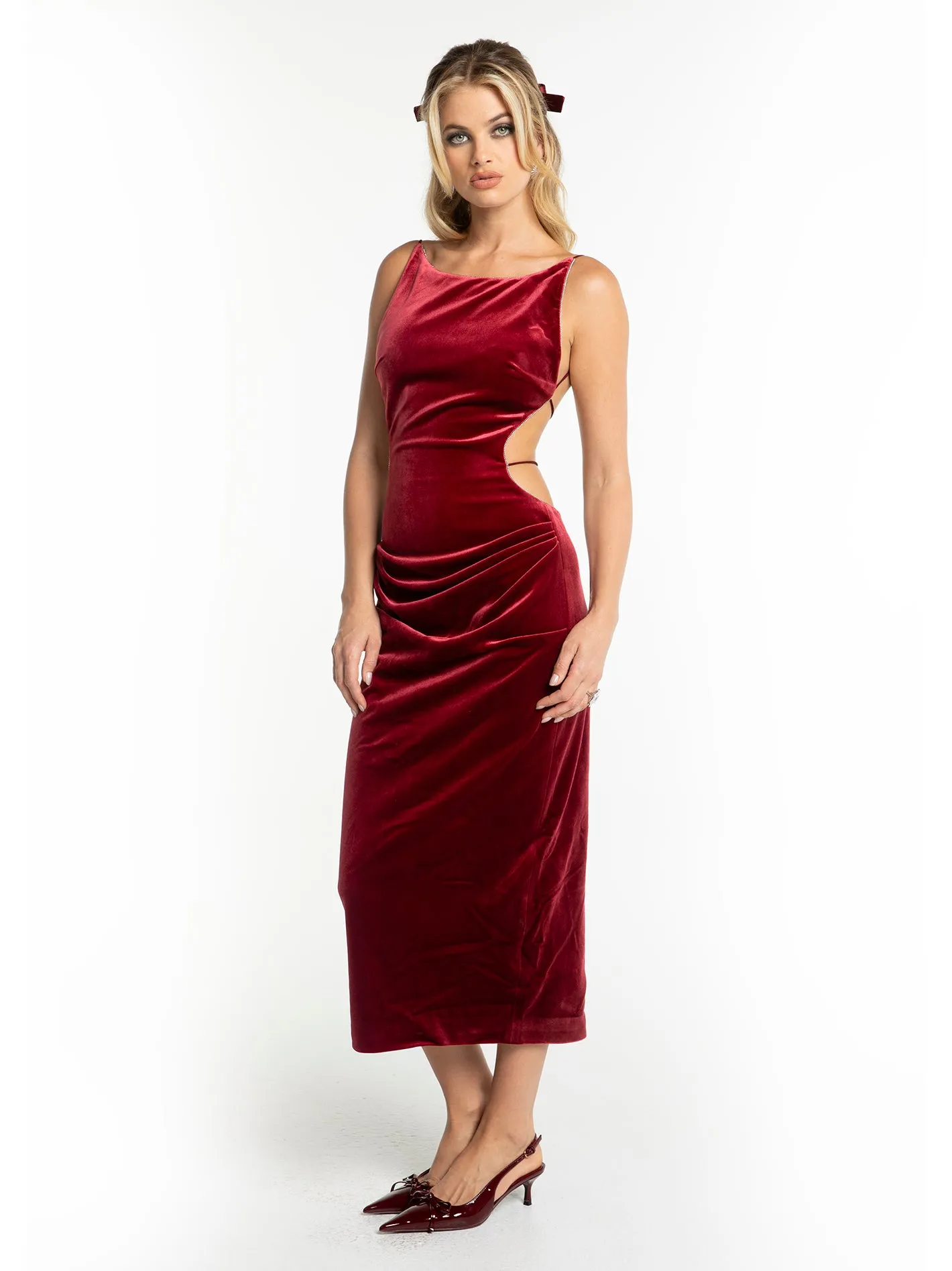 Cristina Dress (Red) sold by Nana Jacqueline product image thumbnail 3