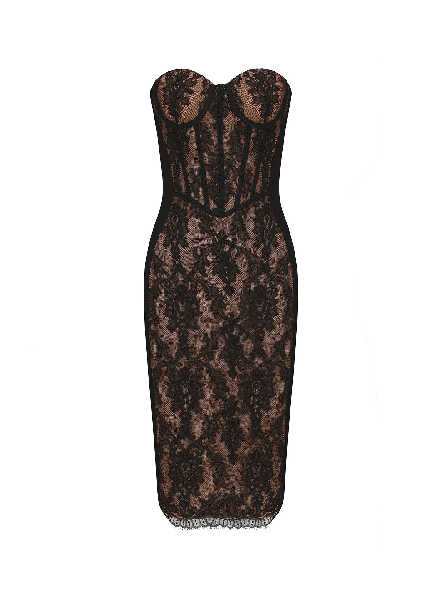 Elsa Lace Dress (Black) (Final Sale) sold by Nana Jacqueline