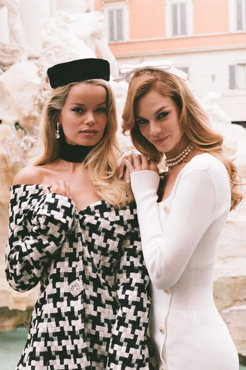 Rylee Knit Dress (White) (Final Sale) sold by Nana Jacqueline product image thumbnail 4