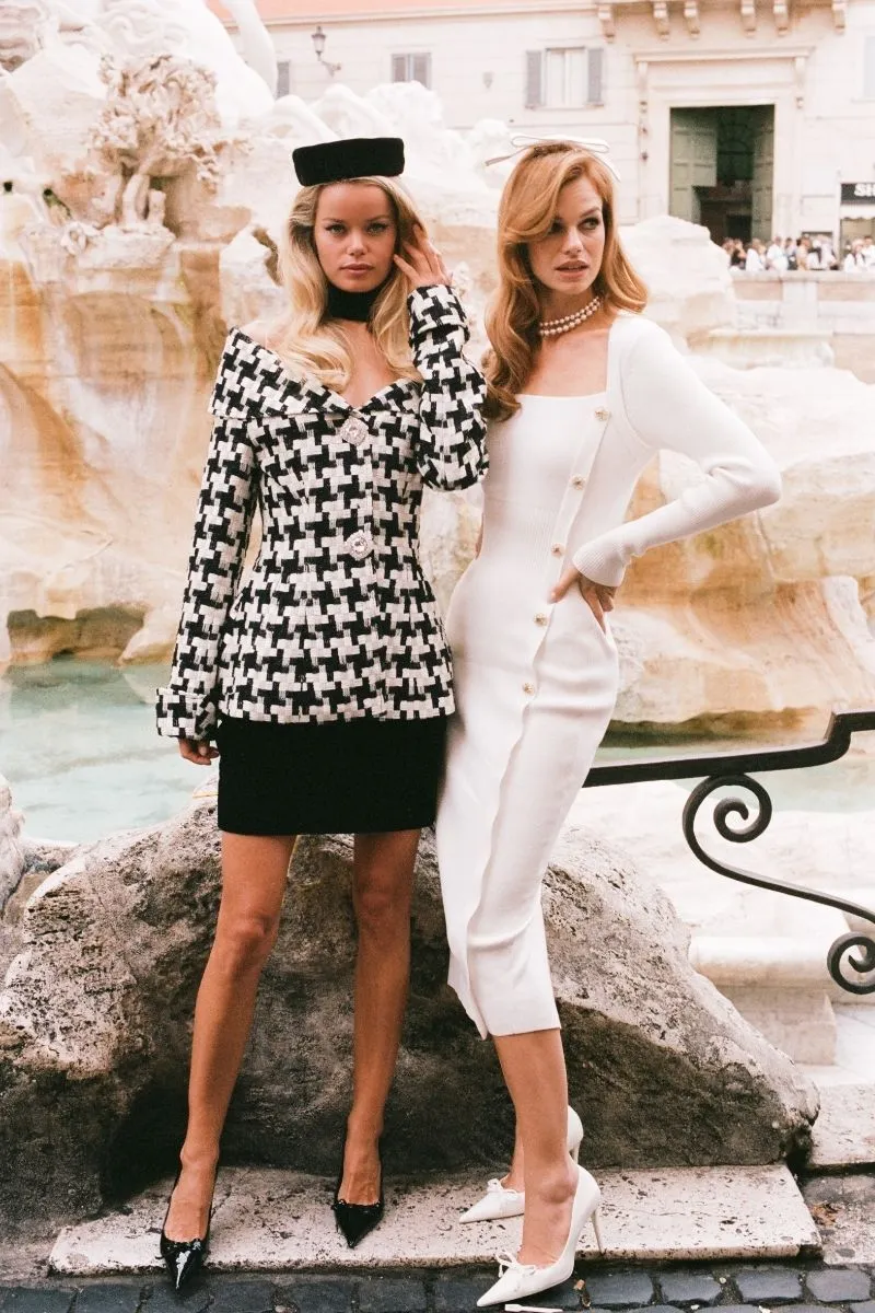 Rylee Knit Dress (White) (Final Sale) sold by Nana Jacqueline product image thumbnail 2