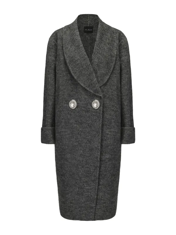 Audrina Coat (Grey) (Final Sale) sold by Nana Jacqueline