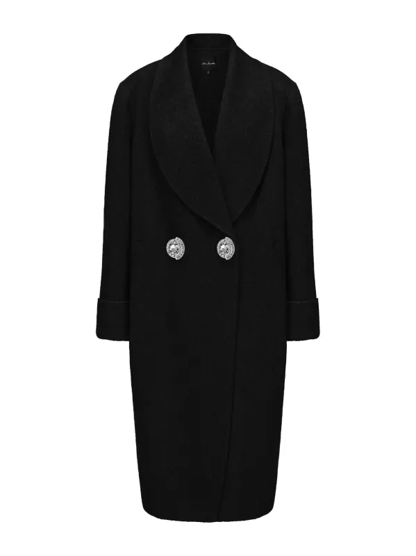 Audrina Coat (Black) (Final Sale) sold by Nana Jacqueline