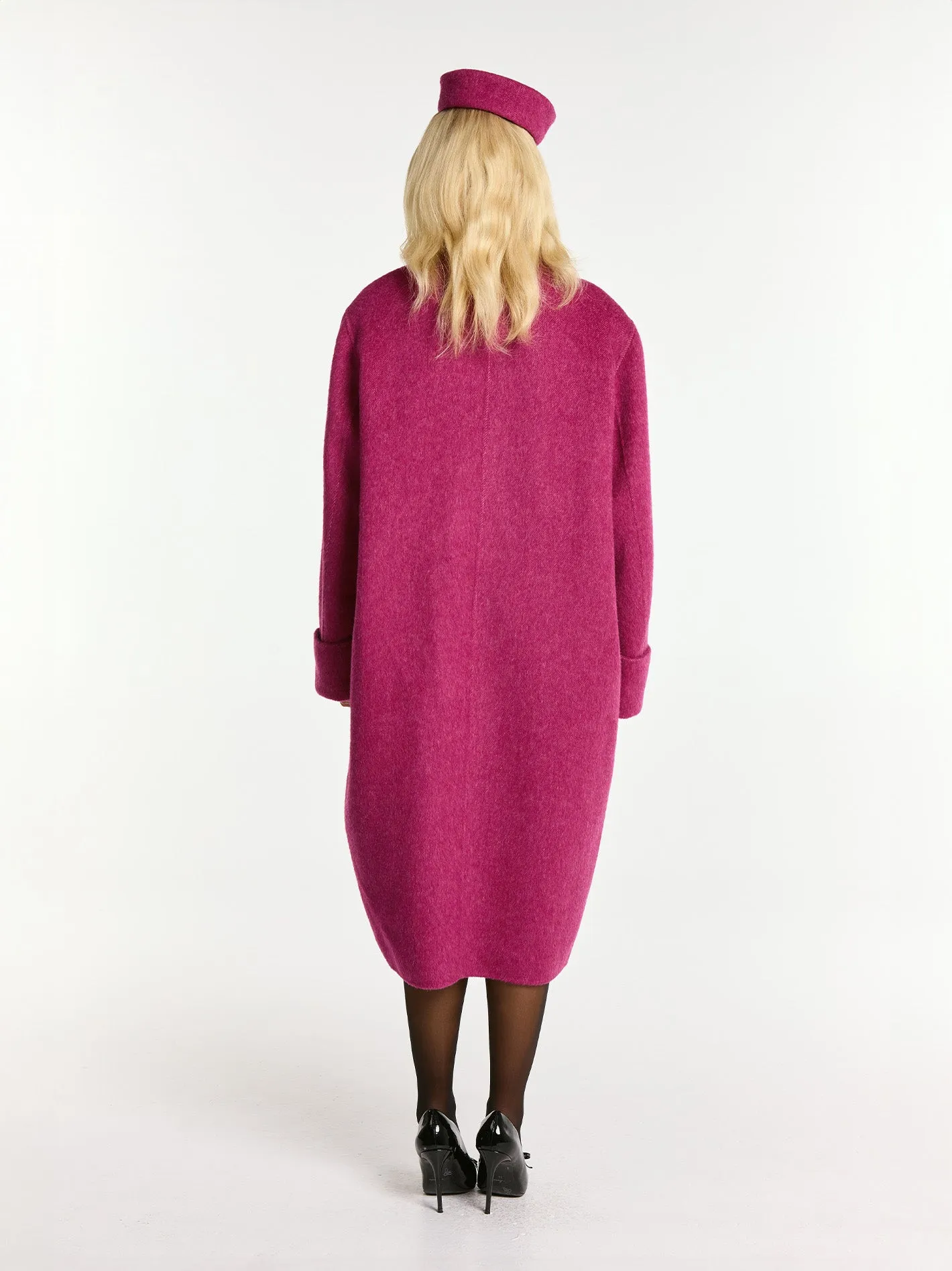 Audrina Coat (Rose Red) (Final Sale) sold by Nana Jacqueline product image thumbnail 4