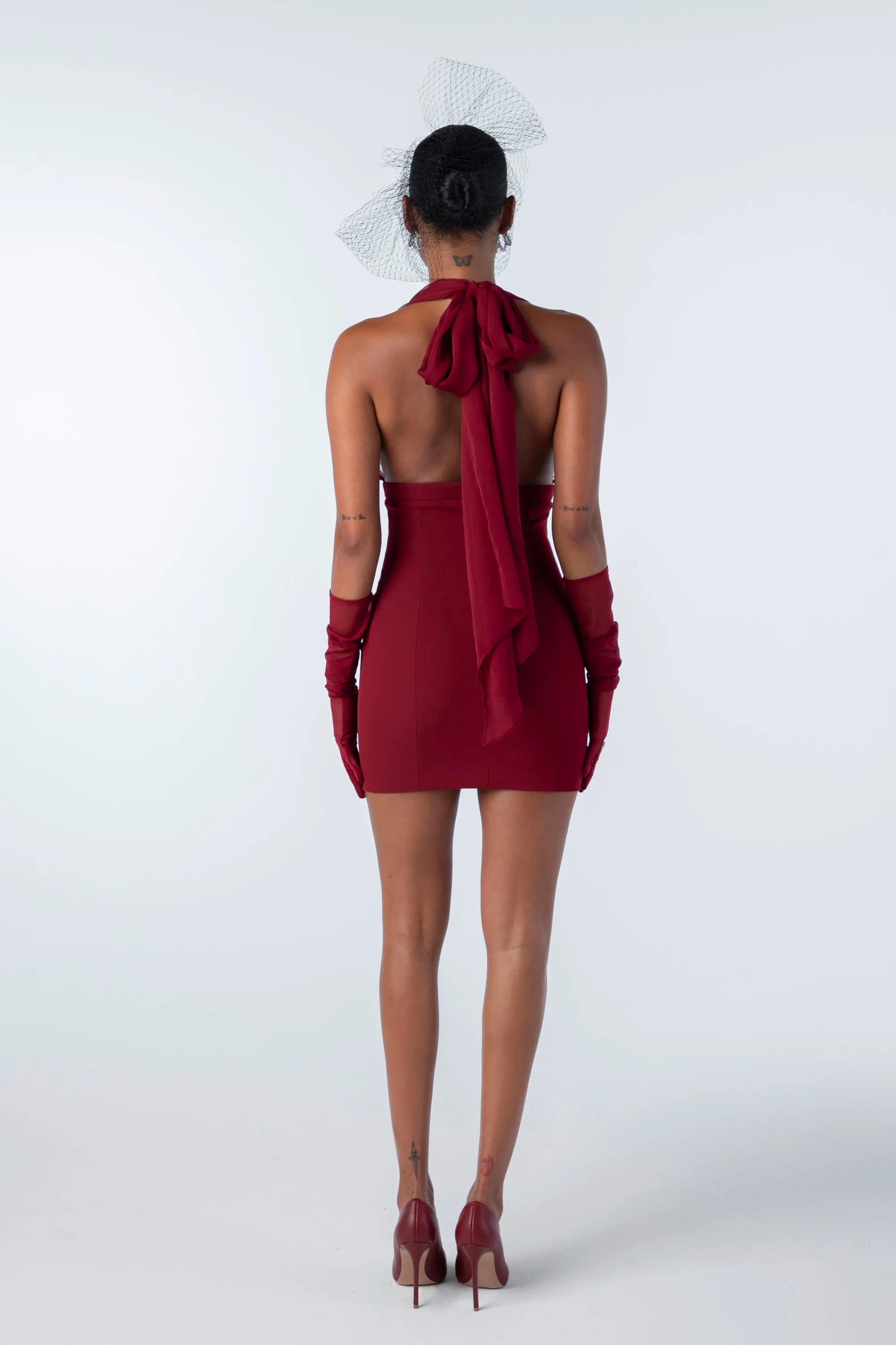 Melinda Dress (Red) (Final Sale) sold by Nana Jacqueline product image thumbnail 5