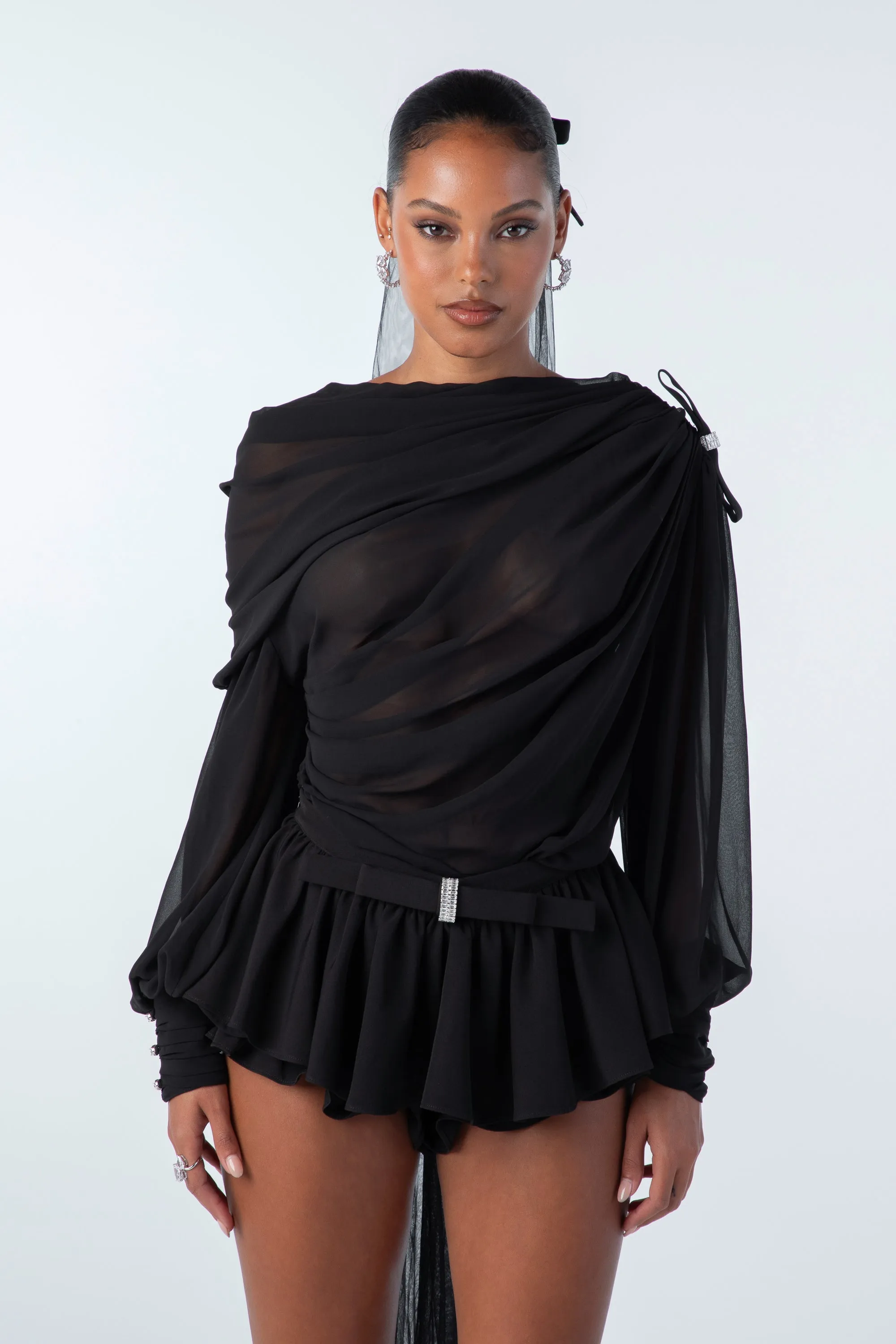 Demi Top (Black) sold by Nana Jacqueline product image thumbnail 2
