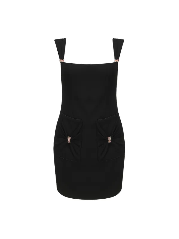 Dionne Dress (Black) (Final Sale) made by Nana Jacqueline