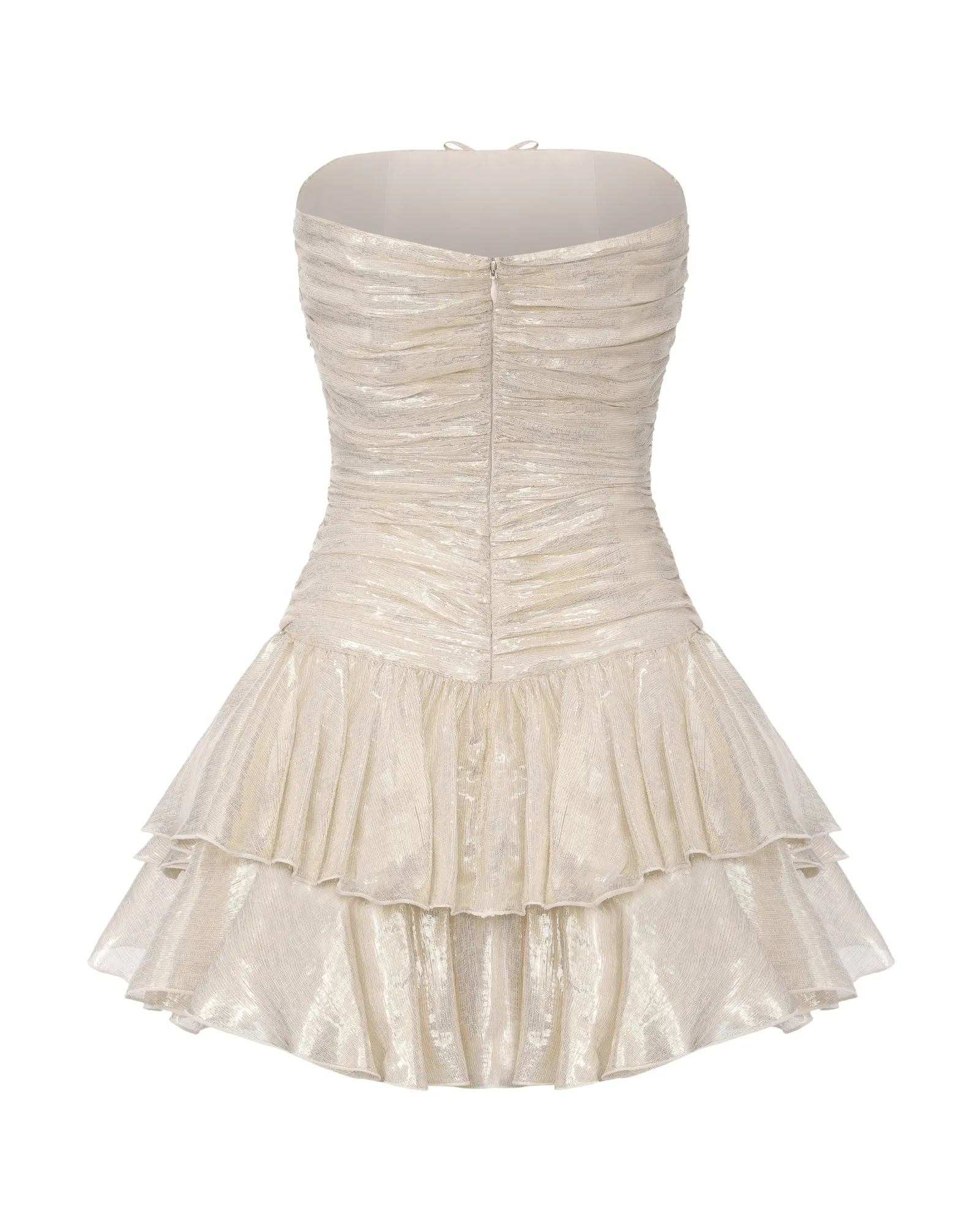 Sofie Gold Mini Dress sold by Nana Jacqueline product image thumbnail 5