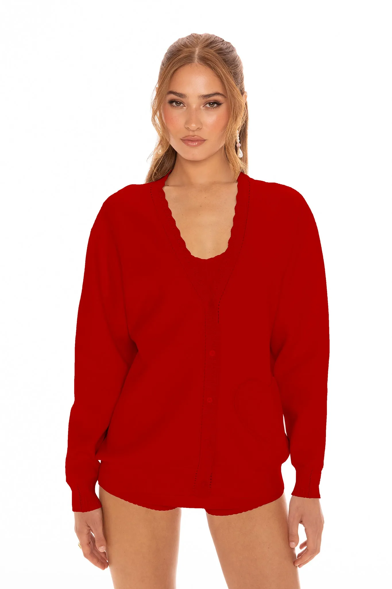Carrie Cardigan (Red) sold by Nana Jacqueline product image thumbnail 5