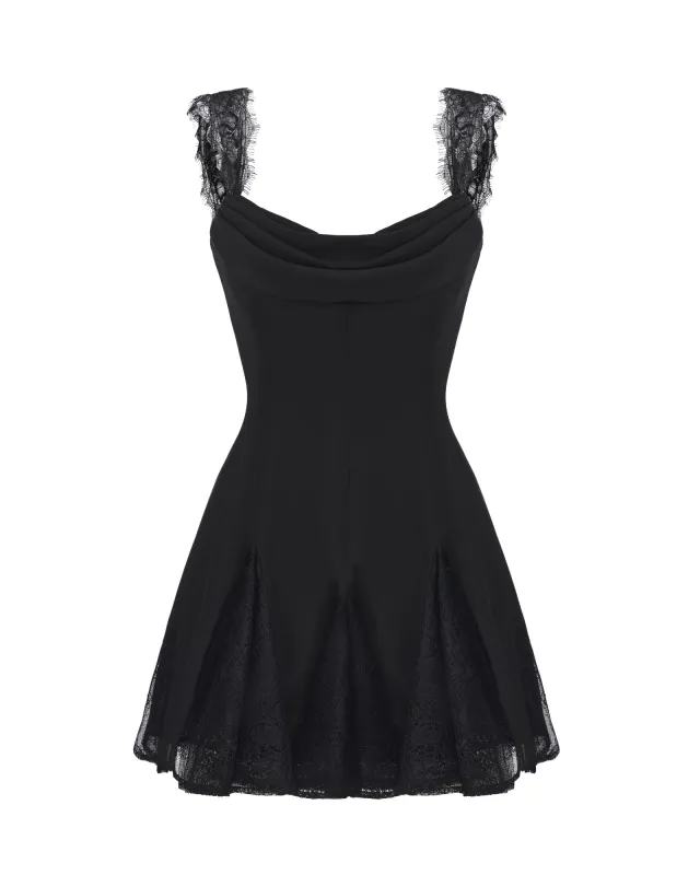 Elizabeth Lace Mini Dress made by Nana Jacqueline