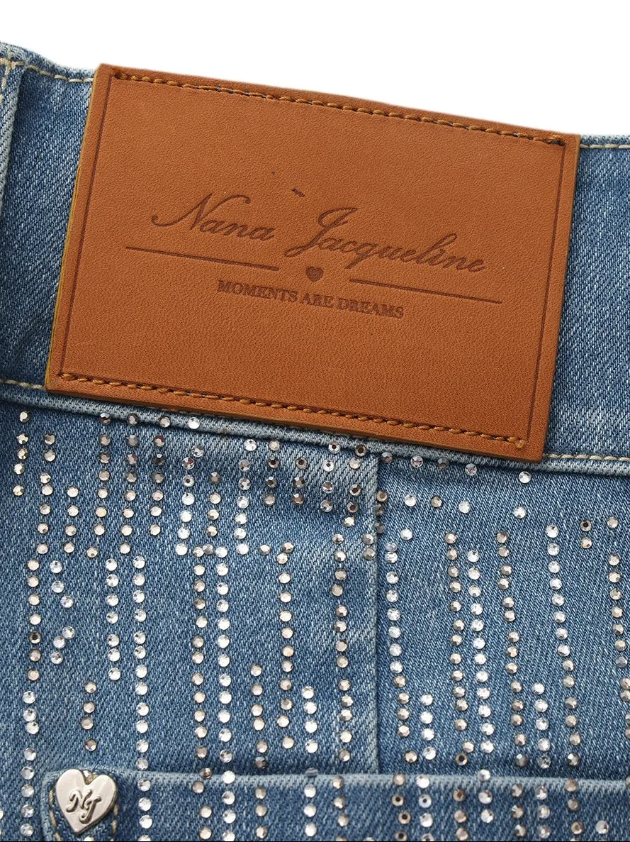 Gia High-Waist Crystal Jeans sold by Nana Jacqueline product image thumbnail 5