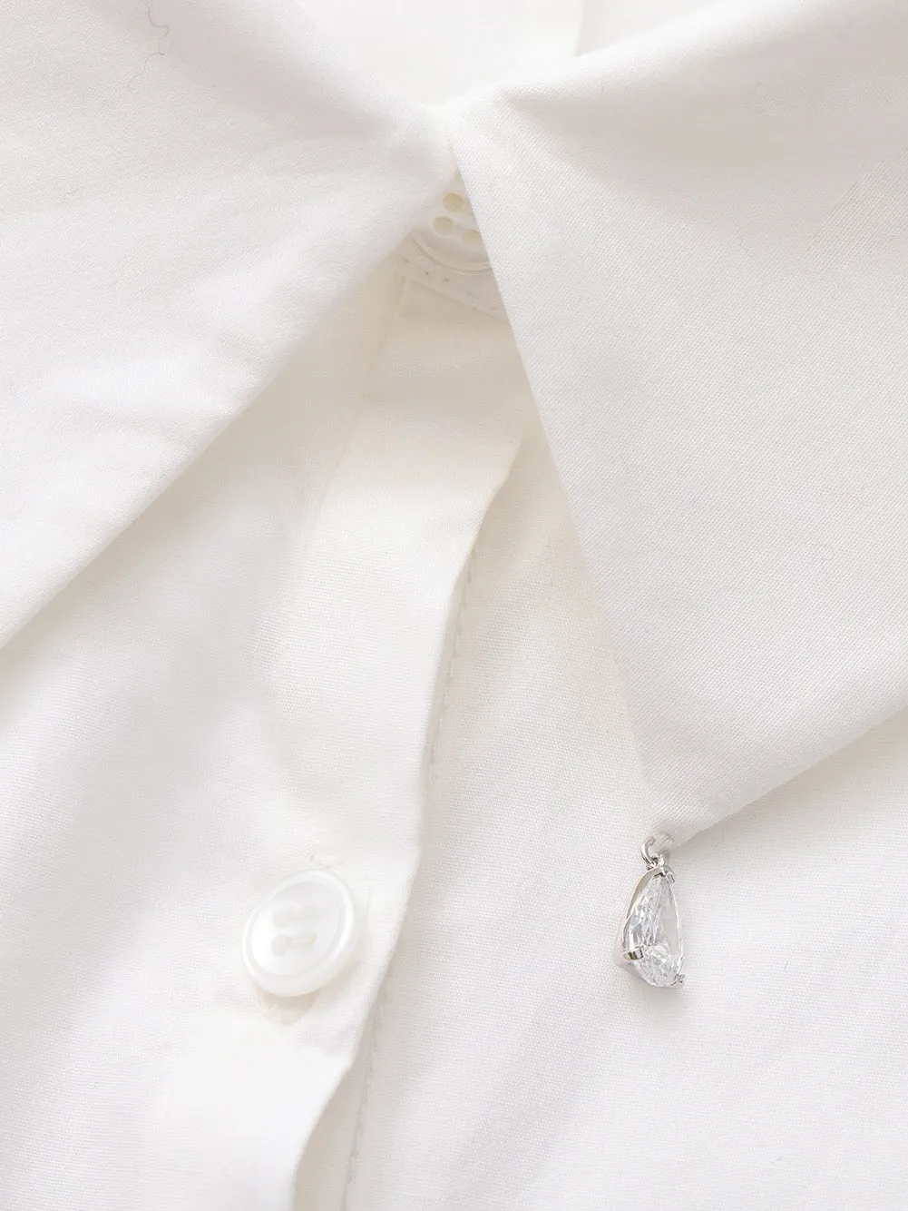 Chantal Bell-Sleeve White Shirt sold by Nana Jacqueline product image thumbnail 4