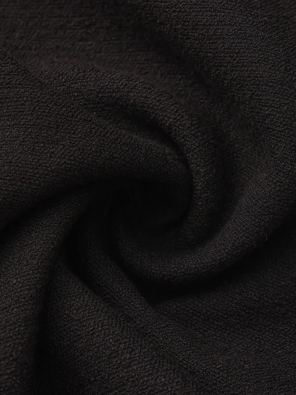 Natalia Tailored A-Line Black Midi Skirt sold by Nana Jacqueline product image thumbnail 5