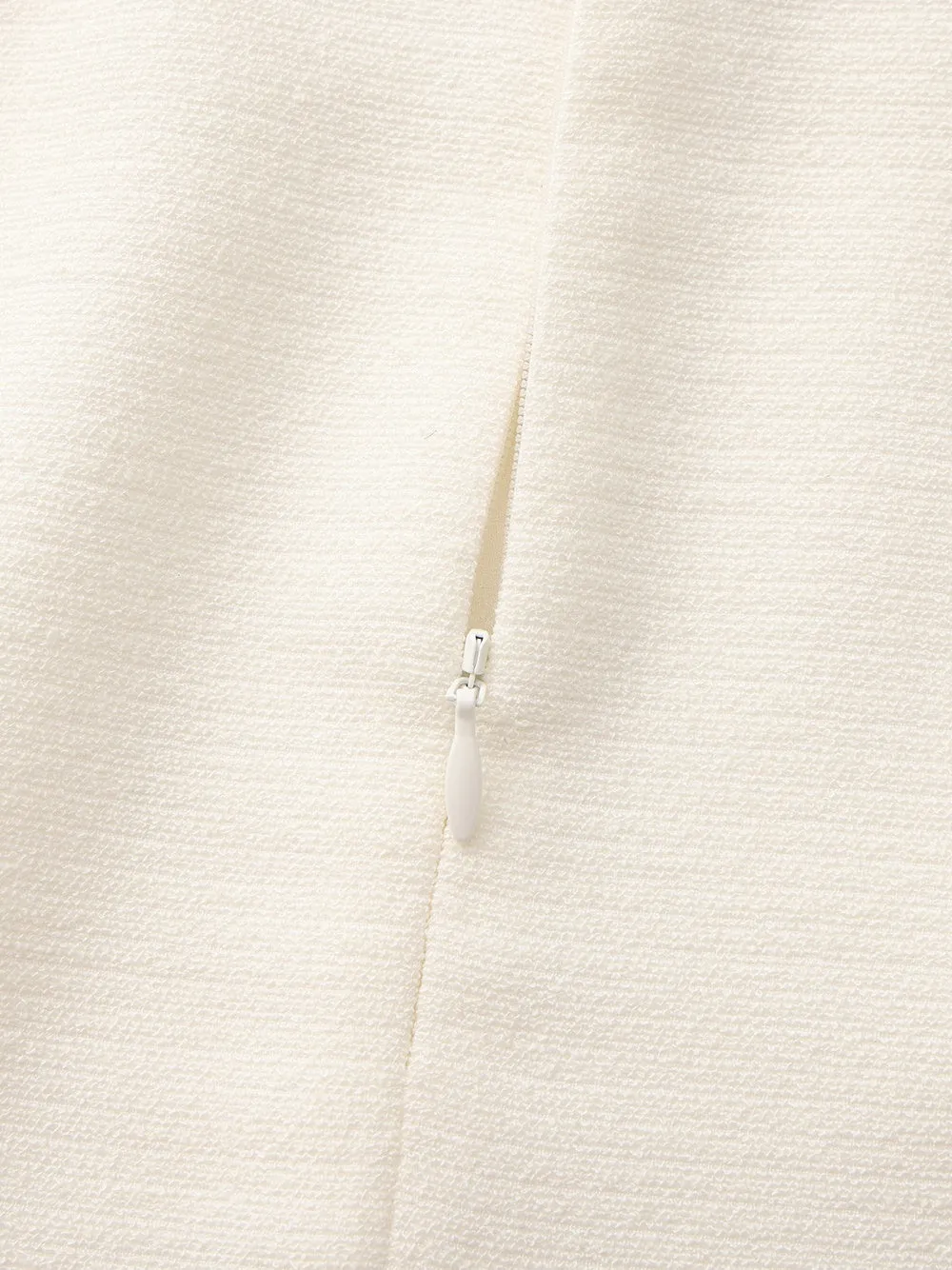 Natalia Tailored A-Line White Midi Skirt sold by Nana Jacqueline product image thumbnail 5