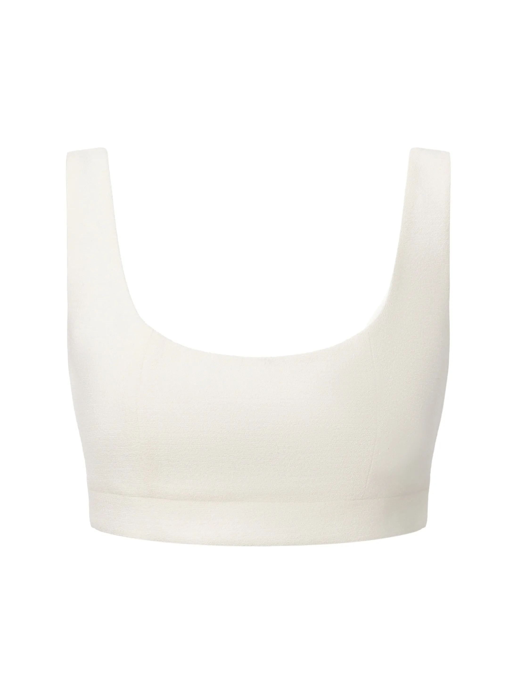 Natalia Tailored Cropped White Top sold by Nana Jacqueline product image thumbnail 5