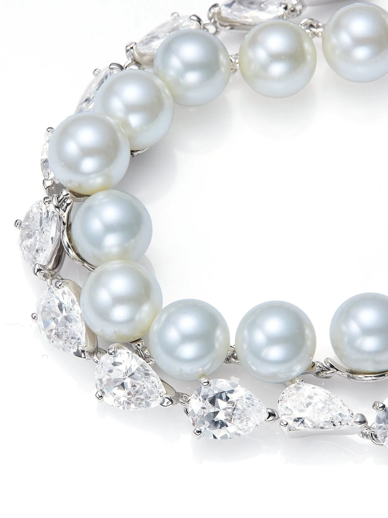 Amara Pearl and Crystal Bracelet sold by Nana Jacqueline product image thumbnail 2