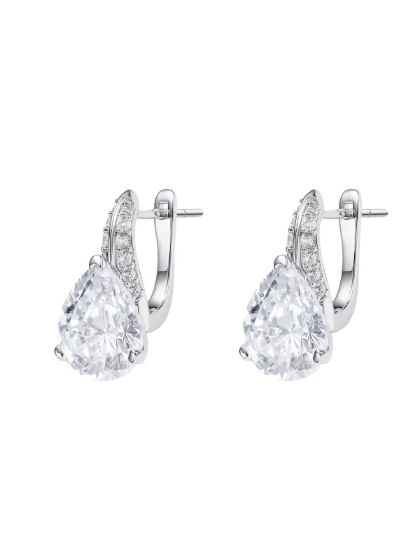 Daniela Pear Cut Crystal Drop Earrings made by Nana Jacqueline