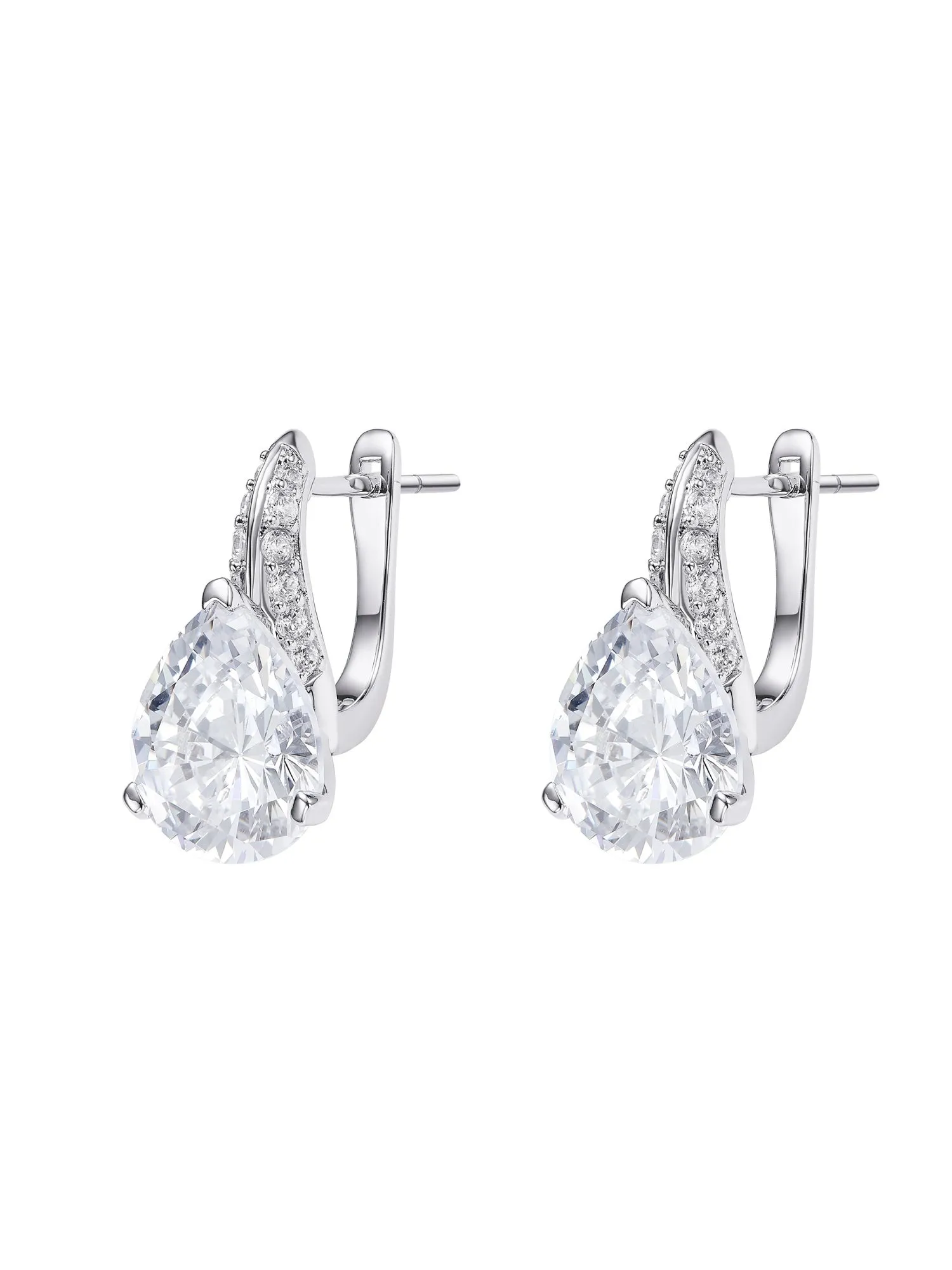 Daniela Pear Cut Crystal Drop Earrings sold by Nana Jacqueline