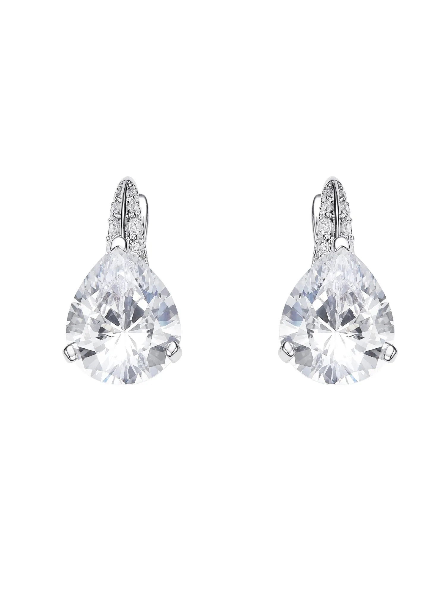 Daniela Pear Cut Crystal Drop Earrings sold by Nana Jacqueline product image thumbnail 2