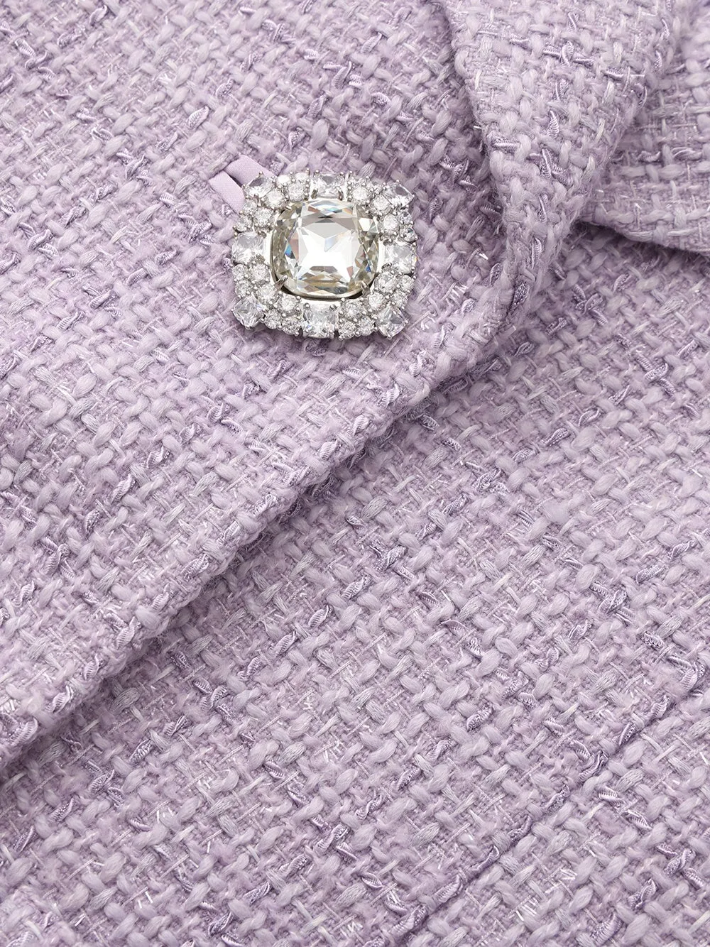 Maya Textured Lapel Purple Suit Jacket sold by Nana Jacqueline product image thumbnail 5