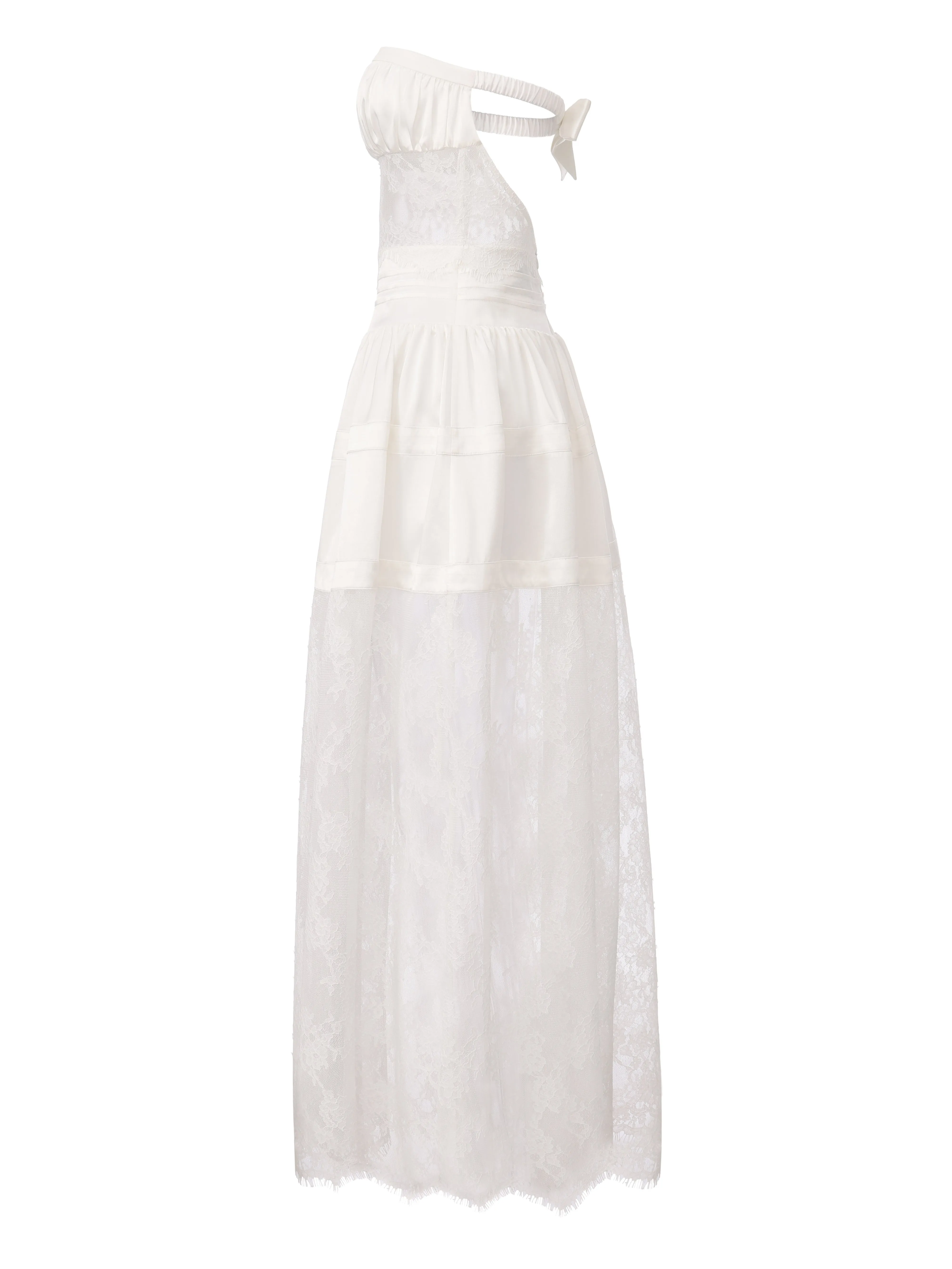 Amelie Lace Strapless White Dress sold by Nana Jacqueline product image thumbnail 4