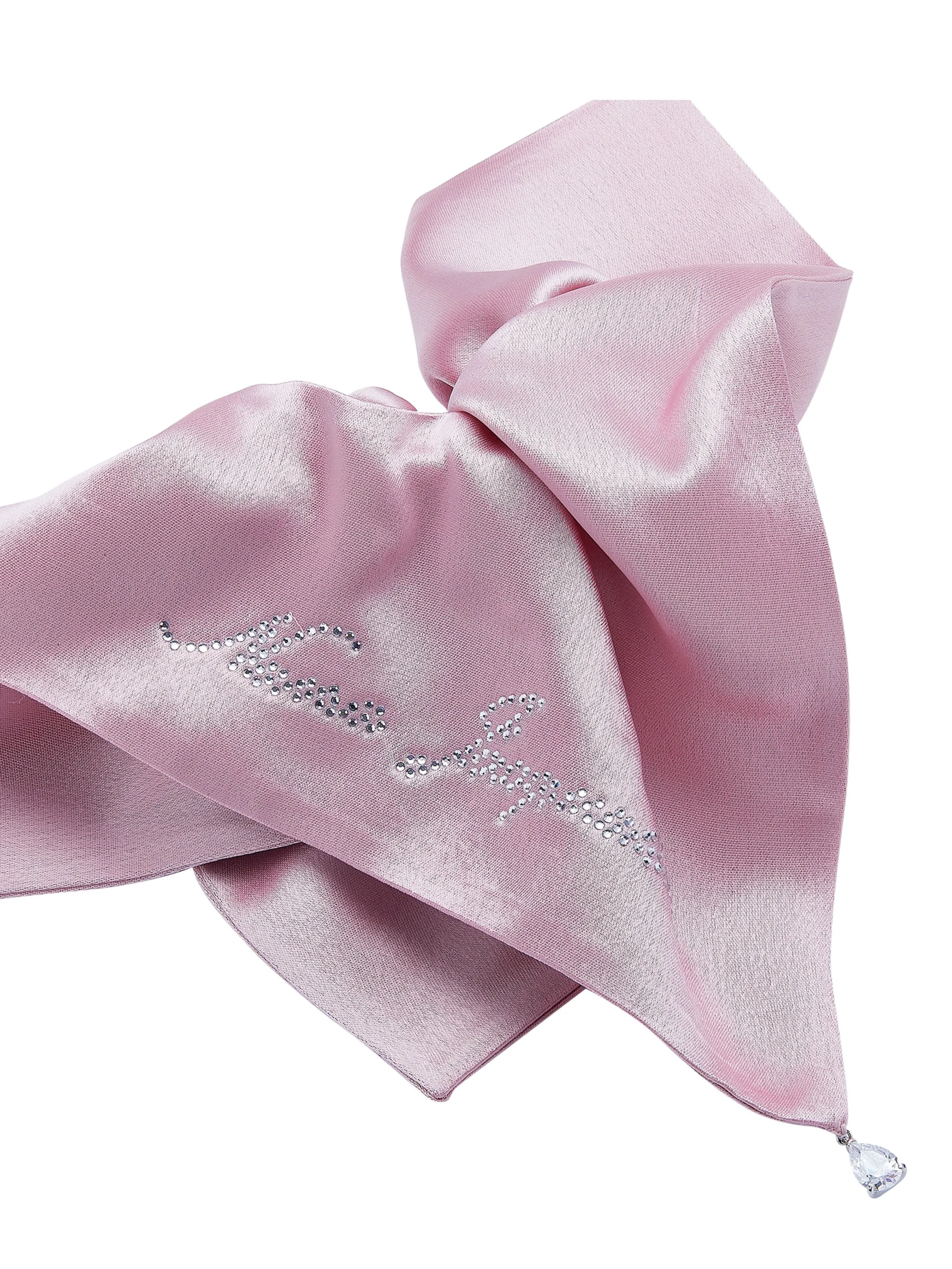 Charlotte Bow Pink Hair Tie sold by Nana Jacqueline product image thumbnail 2
