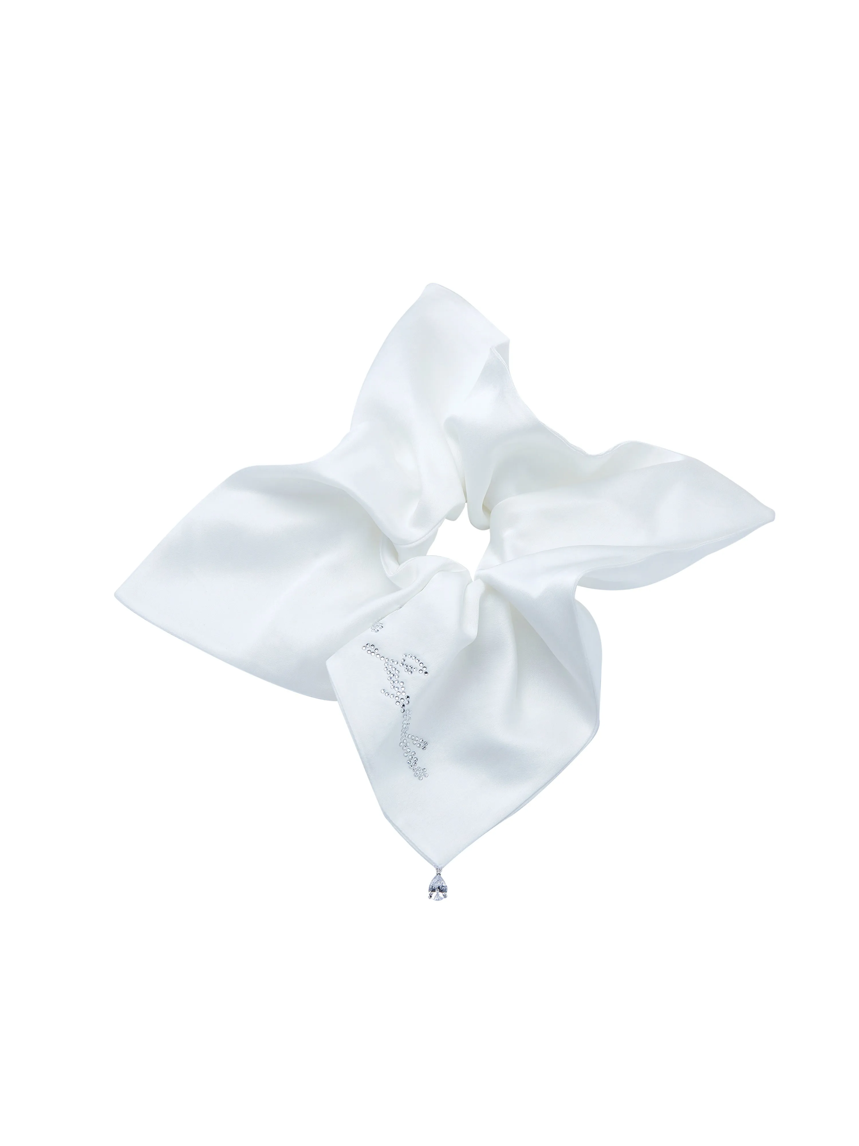 Charlotte Bow White Hair Tie sold by Nana Jacqueline