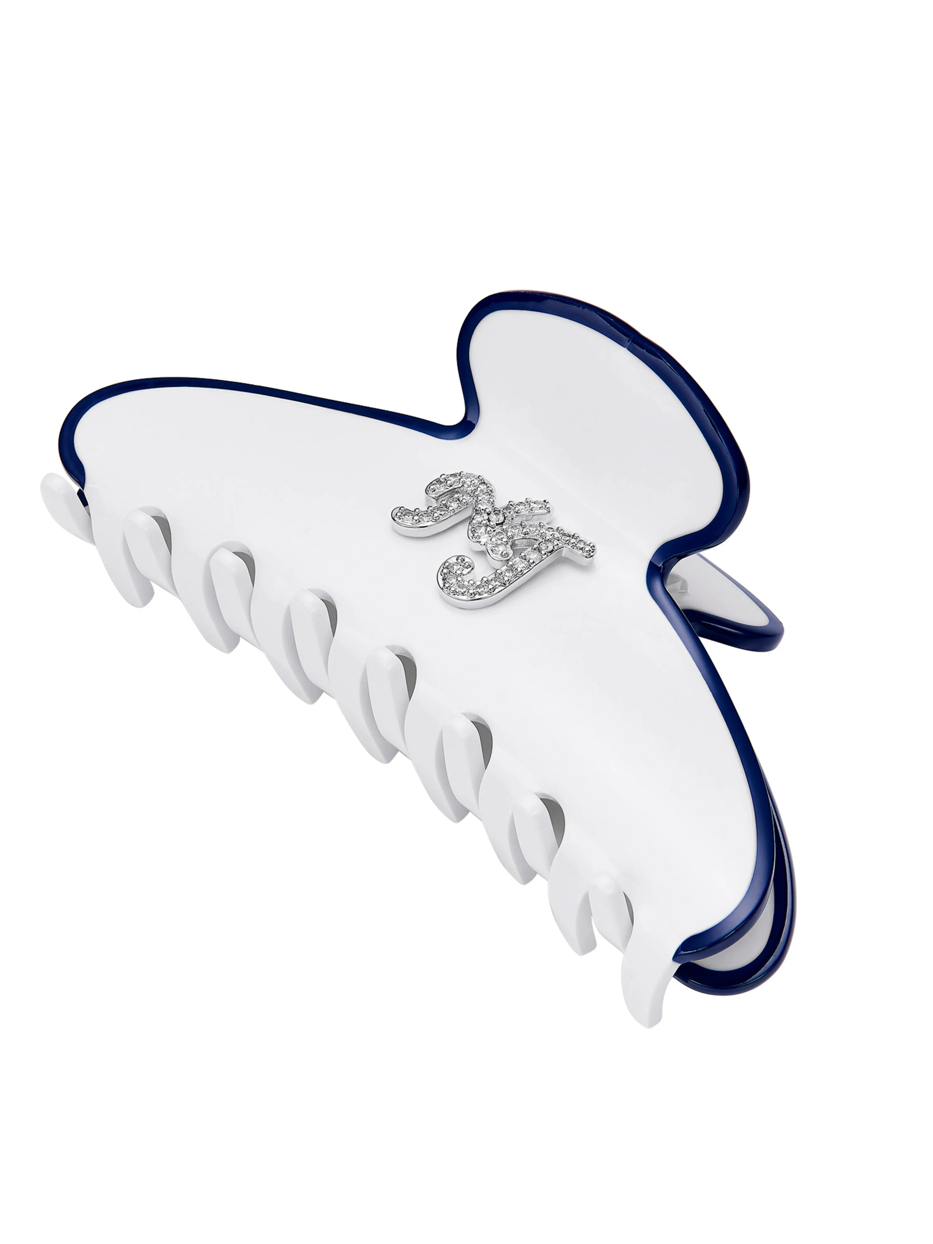 Isabela Crystal White Hair Clip sold by Nana Jacqueline product image thumbnail 2