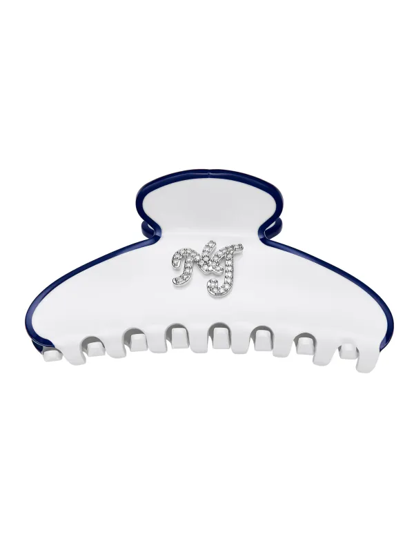 Isabela Crystal White Hair Clip made by Nana Jacqueline